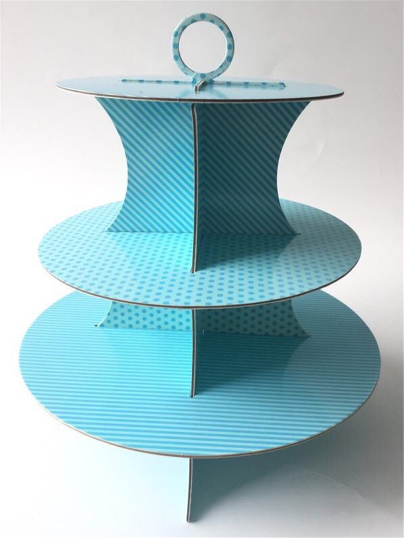 Customized Disposable Cake Stand Para sa Party Wedding Birthday (8)